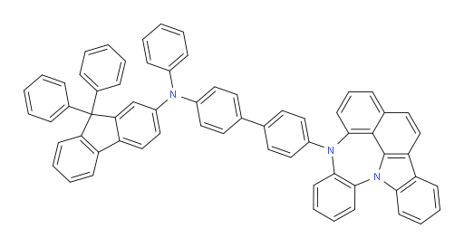 N-(4'-(4H-4,8b-diazaindeno[1,2,3-gh]pleiaden-4-yl)-[1,1'-biphenyl]-4-yl)-N,9,9-triphenyl-9H-fluoren-2-amine