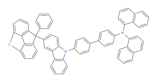 N-(naphthalen-1-yl)-N-(4'-(3-(8-phenyl-8H-fluoreno[4,5-bcd]thiophen-8-yl)-9H-carbazol-9-yl)-[1,1'-biphenyl]-4-yl)naphthalen-1-amine