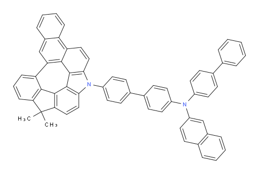 N-([1,1'-biphenyl]-4-yl)-N-(4'-(3,3-dimethyl-14-azafluoreno[3',4',5':3,4,5,6]azuleno[7,8,1-mna]phenanthren-14(3H)-yl)-[1,1'-biphenyl]-4-yl)naphthalen-2-amine