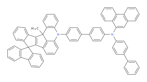 N-([1,1'-biphenyl]-4-yl)-N-(4'-(13c-methylspiro[benzo[4,5]pentaleno[1,2,3-kl]acridine-9,9'-fluorene]-5(13cH)-yl)-[1,1'-biphenyl]-4-yl)phenanthren-9-amine