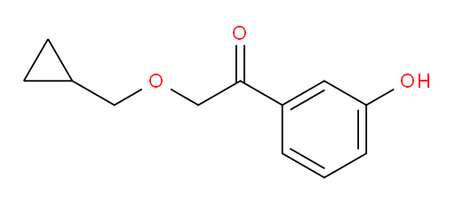 2-(cyclopropylmethoxy)-1-(3-hydroxyphenyl)ethanone