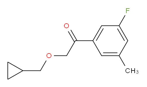 2-(cyclopropylmethoxy)-1-(3-fluoro-5-methylphenyl)ethanone