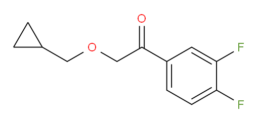 2-(cyclopropylmethoxy)-1-(3,4-difluorophenyl)ethanone