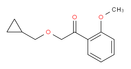 2-(cyclopropylmethoxy)-1-(2-methoxyphenyl)ethanone