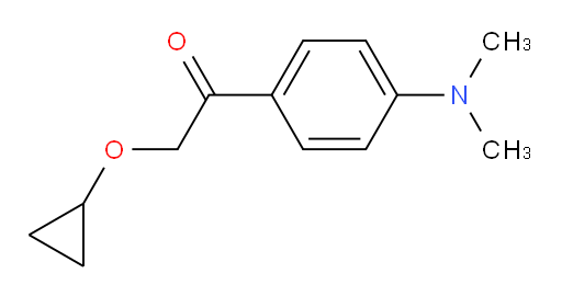 2-cyclopropoxy-1-(4-(dimethylamino)phenyl)ethanone
