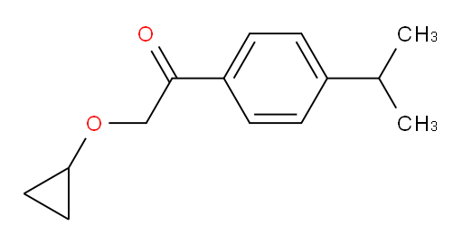 2-cyclopropoxy-1-(4-isopropylphenyl)ethanone