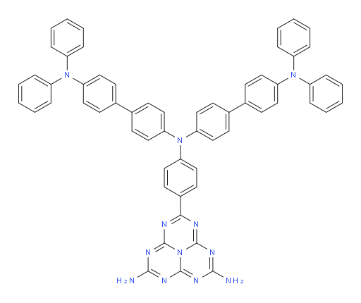 5-(4-(bis(4'-(diphenylamino)-[1,1'-biphenyl]-4-yl)amino)phenyl)-1,3,3a1,4,6,7,9-heptaazaphenalene-2,8-diamine