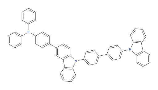 4-(9-(4'-(9H-carbazol-9-yl)-[1,1'-biphenyl]-4-yl)-9H-carbazol-3-yl)-N,N-diphenylaniline