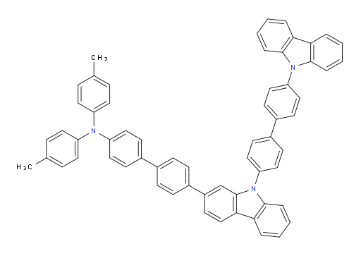 4'-(9-(4'-(9H-carbazol-9-yl)-[1,1'-biphenyl]-4-yl)-9H-carbazol-2-yl)-N,N-di-p-tolyl-[1,1'-biphenyl]-4-amine
