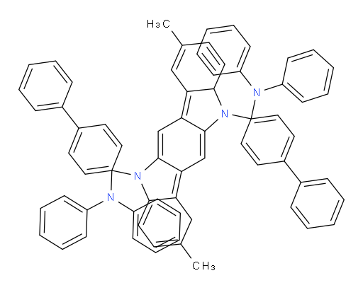 4',4'''-(2,8-dimethylindolo[3,2-b]carbazole-5,11(1H,10aH)-diyl)bis(N,N-diphenyl-[1,1'-biphenyl]-4-amine)