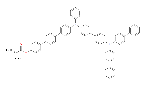 4''-((4'-(di([1,1'-biphenyl]-4-yl)amino)-[1,1'-biphenyl]-4-yl)(phenyl)amino)-[1,1':4',1''-terphenyl]-4-yl methacrylate