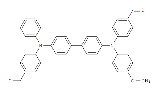 4-((4'-((4-formylphenyl)(4-methoxyphenyl)amino)-[1,1'-biphenyl]-4-yl)(phenyl)amino)benzaldehyde