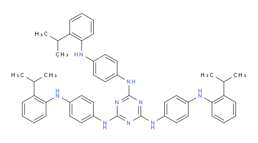 N2,N4,N6-tris(4-((2-isopropylphenyl)amino)phenyl)-1,3,5-triazine-2,4,6-triamine