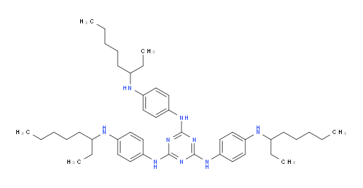 N2,N4,N6-tris(4-(octan-3-ylamino)phenyl)-1,3,5-triazine-2,4,6-triamine