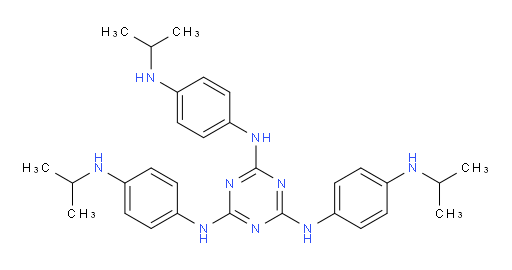 N2,N4,N6-tris(4-(isopropylamino)phenyl)-1,3,5-triazine-2,4,6-triamine