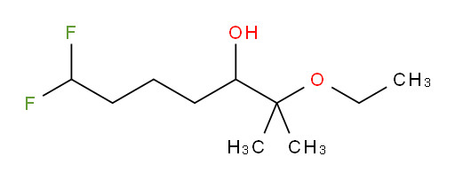 2-ethoxy-7,7-difluoro-2-methylheptan-3-ol