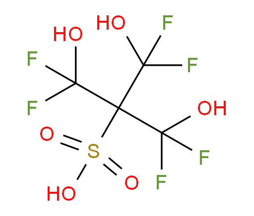 2-(difluoro(hydroxy)methyl)-1,1,3,3-tetrafluoro-1,3-dihydroxypropane-2-sulfonic acid