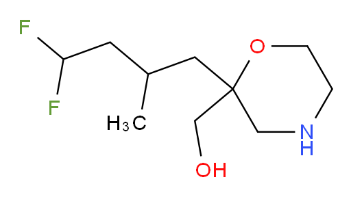 (2-(4,4-difluoro-2-methylbutyl)morpholin-2-yl)methanol