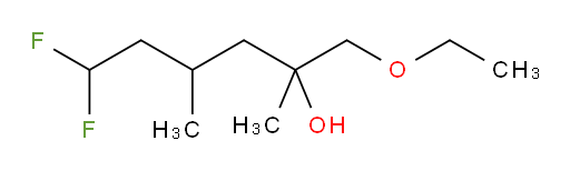 1-ethoxy-6,6-difluoro-2,4-dimethylhexan-2-ol