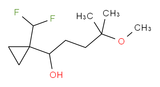 1-(1-(difluoromethyl)cyclopropyl)-4-methoxy-4-methylpentan-1-ol