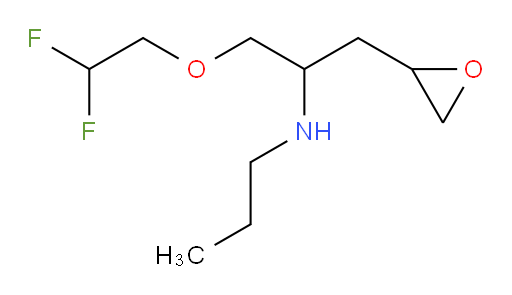 N-(1-(2,2-difluoroethoxy)-3-(oxiran-2-yl)propan-2-yl)propan-1-amine