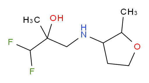 1,1-difluoro-2-methyl-3-((2-methyltetrahydrofuran-3-yl)amino)propan-2-ol