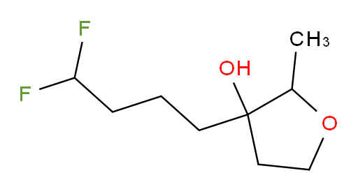 3-(4,4-difluorobutyl)-2-methyltetrahydrofuran-3-ol