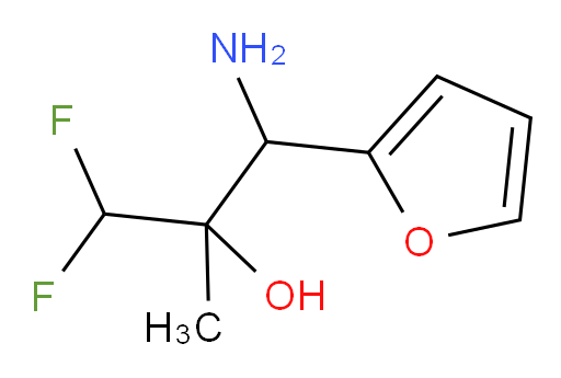 1-amino-3,3-difluoro-1-(furan-2-yl)-2-methylpropan-2-ol