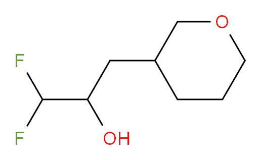 1,1-difluoro-3-(tetrahydro-2H-pyran-3-yl)propan-2-ol