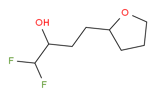 1,1-difluoro-4-(tetrahydrofuran-2-yl)butan-2-ol