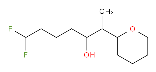 7,7-difluoro-2-(tetrahydro-2H-pyran-2-yl)heptan-3-ol