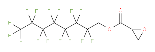 2,2,3,3,4,4,5,5,6,6,7,7,8,8,8-pentadecafluorooctyl oxirane-2-carboxylate