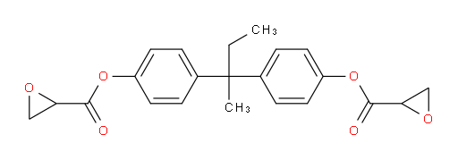 butane-2,2-diylbis(4,1-phenylene) bis(oxirane-2-carboxylate)
