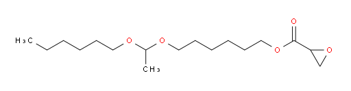 6-(1-(hexyloxy)ethoxy)hexyl oxirane-2-carboxylate