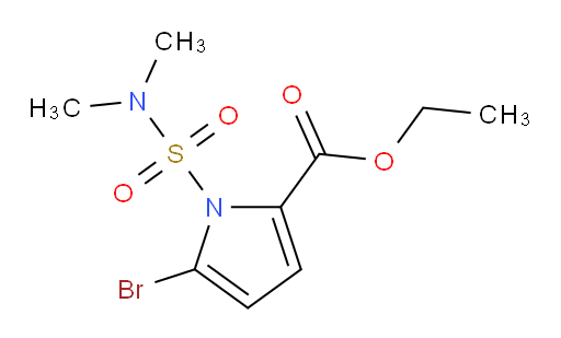 ethyl 5-bromo-1-(N,N-dimethylsulfamoyl)-1H-pyrrole-2-carboxylate