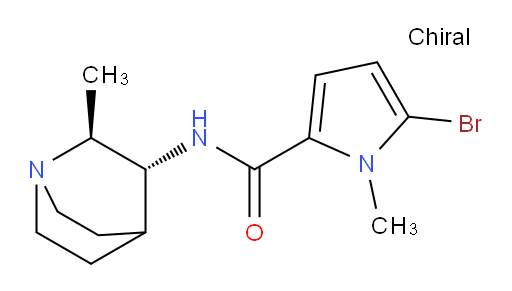 5-bromo-1-methyl-N-((2S,3R)-2-methylquinuclidin-3-yl)-1H-pyrrole-2-carboxamide
