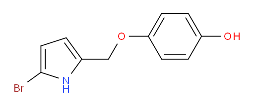 4-((5-bromo-1H-pyrrol-2-yl)methoxy)phenol