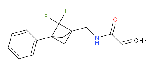 N-[(2,2-Difluoro-3-phenyl-bicyclo[1.1.1]pent-1-yl)methyl]-acrylamide