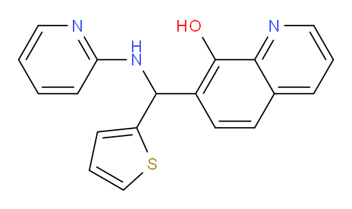 7-[(2-Pyridinylamino)-2-thienylmethyl]-8-quinolinol (ACI)