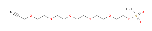 3,6,9,12,15-Pentaoxaoctadec-17-yn-1-ol, 1-methanesulfonate (ACI)