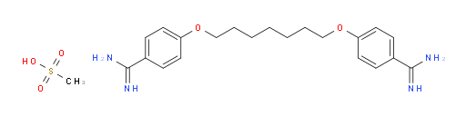Benzenecarboximidamide, 4,4′-[1,7-heptanediylbis(oxy)]bis-, dimethanesulfonate (9CI)