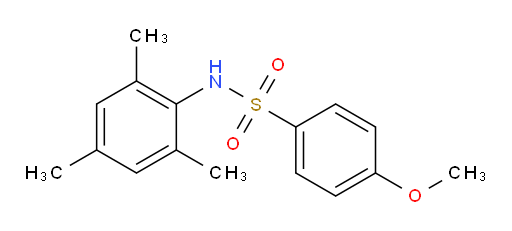 4-Methoxy-N-(2,4,6-trimethylphenyl)benzenesulfonamide (ACI)