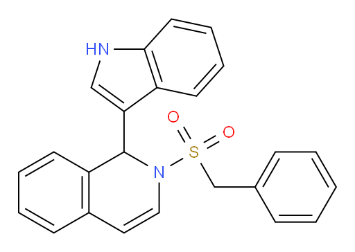1,2-Dihydro-1-(1H-indol-3-yl)-2-[(phenylmethyl)sulfonyl]isoquinoline (ACI)