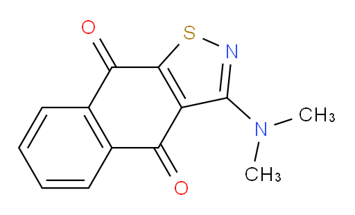 3-(Dimethylamino)naphth[2,3-d]isothiazole-4,9-dione (ACI)