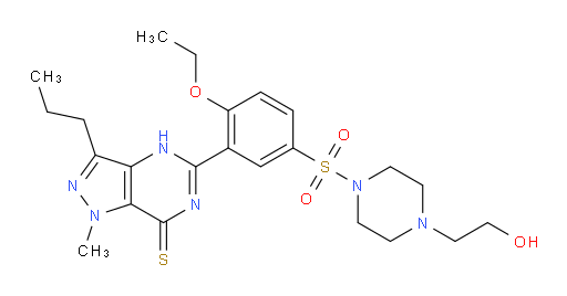 Hydroxythiohomosildenafil