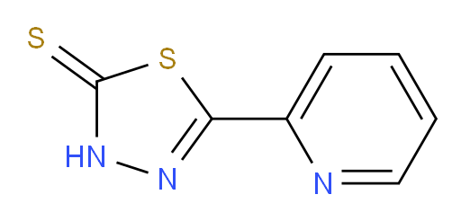 5-(2-Pyridinyl)-1,3,4-thiadiazole-2(3H)-thione (ACI)