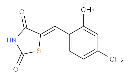 5-[(2,4-Dimethylphenyl)methylene]-2,4-thiazolidinedione (ACI)