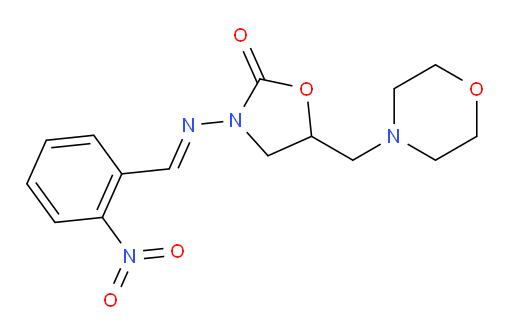 5-(4-Morpholinylmethyl)-3-[[(2-nitrophenyl)methylene]amino]-2-oxazolidinone (ACI)