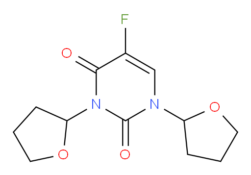 5-Fluoro-1,3-bis(tetrahydro-2-furanyl)-2,4(1H,3H)-pyrimidinedione (ACI)