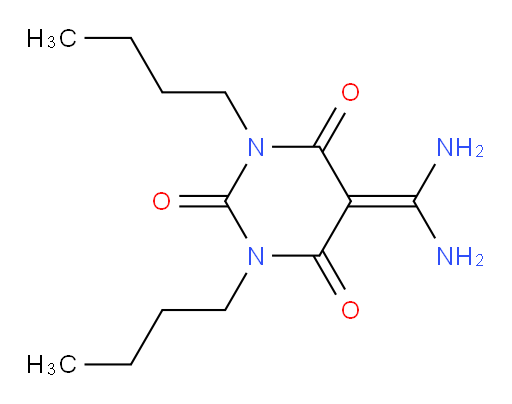 1,3-Dibutyl-5-(diaminomethylene)-2,4,6(1H,3H,5H)-pyrimidinetrione (ACI)